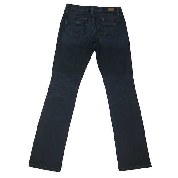 Paige Jeans Women’s Size 25 Skyline Skinny Dark Wash Stretch Distressed Citycore - Picture 16 of 16